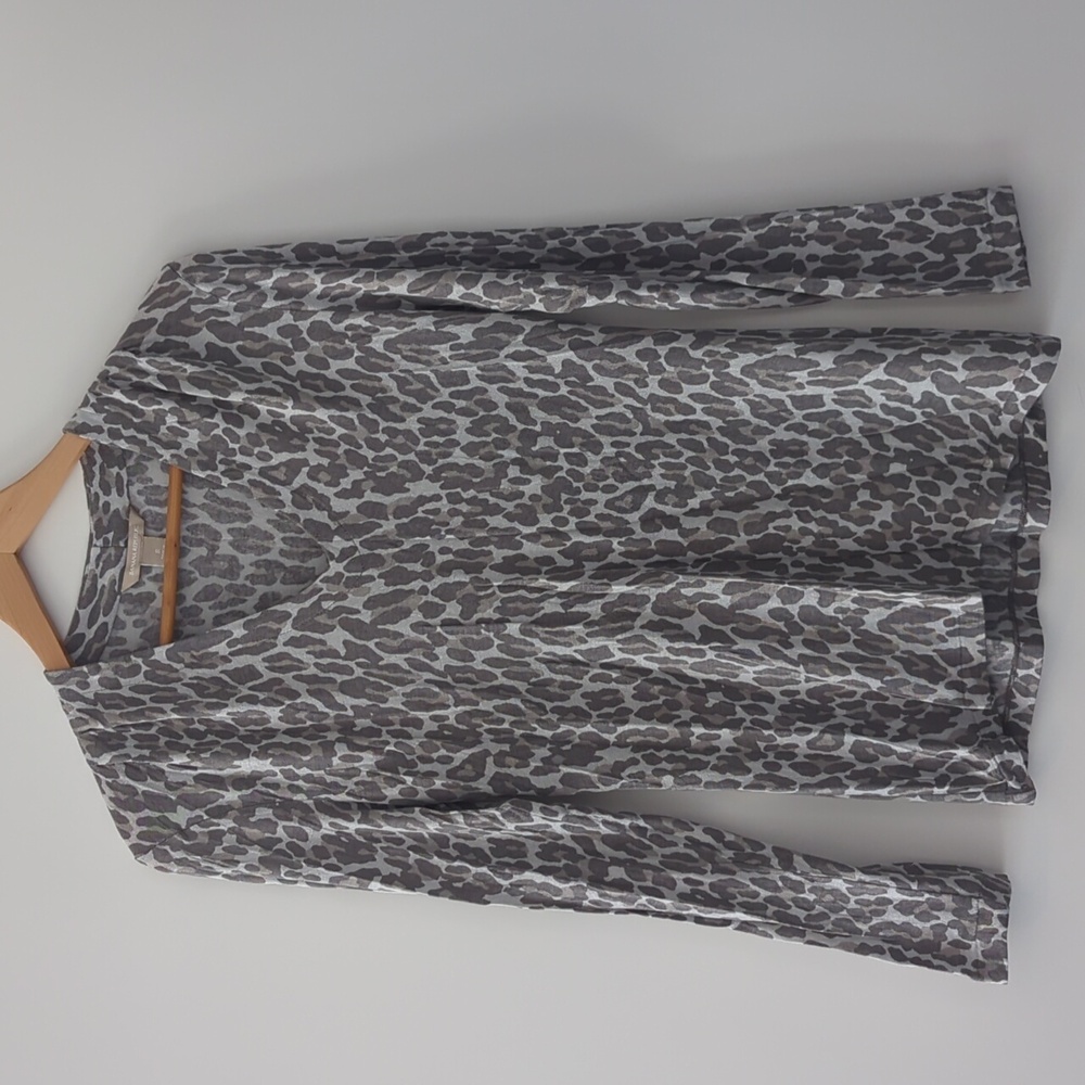 Leopard print top Banana Republic
